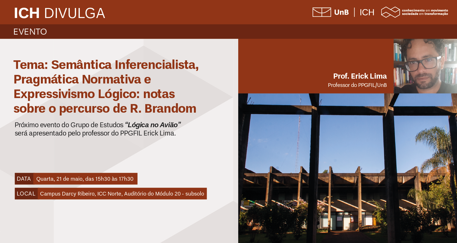 Grupo Lógica no Avião convida para o seu próximo evento